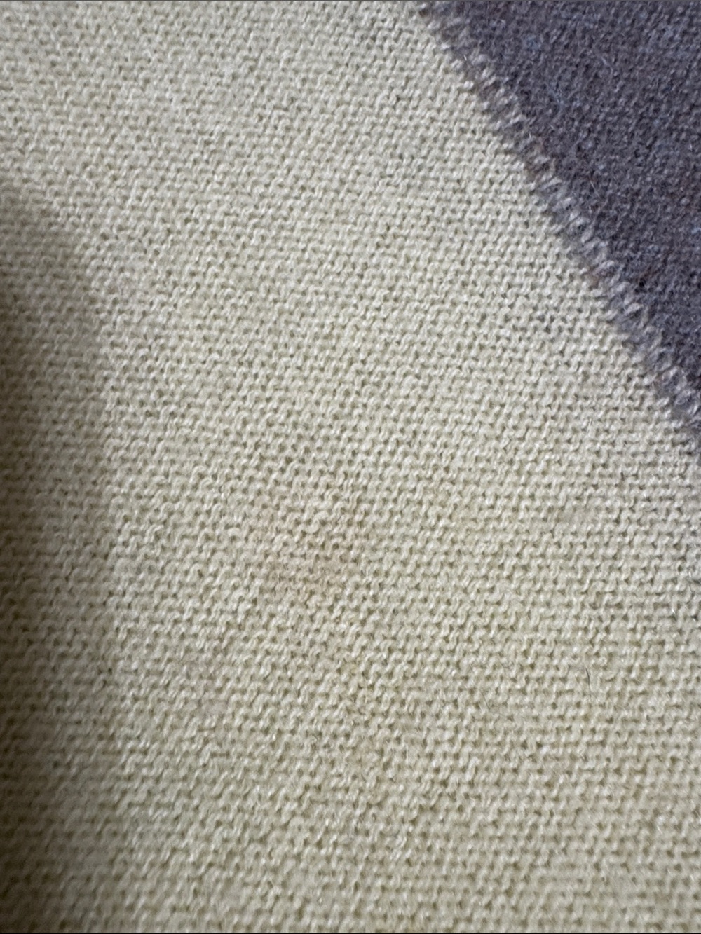 Pilcro Two-Tone Crewneck Sweater in Yellow and Gray with Pink Accents - Picture 8 of 10